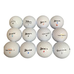 Golfbolde / Blandede Hvide - 1 Dusin